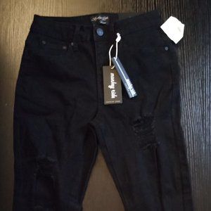 NWT Monkey ride premium black jeans size 1 / 25